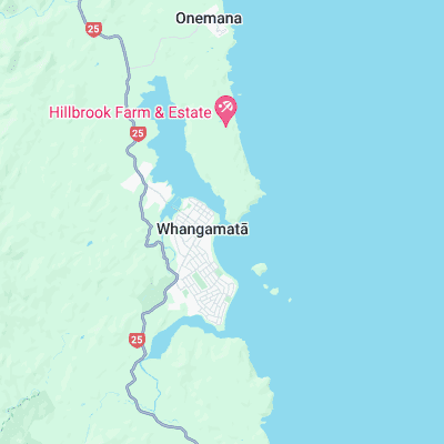 Whangamata Bar surf map