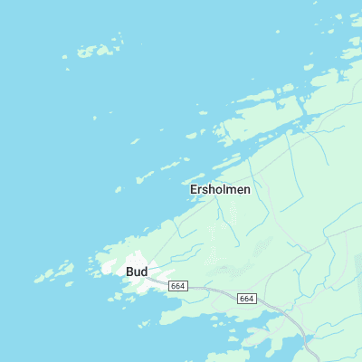 Hustadvika surf map