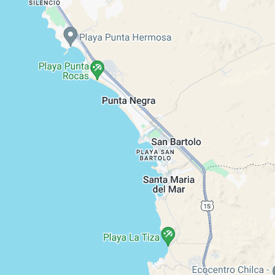 El Huayco surf map