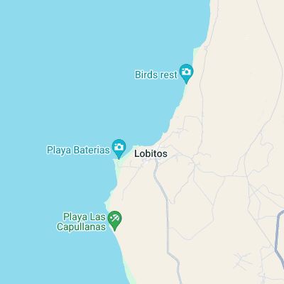 Lobitos surf map