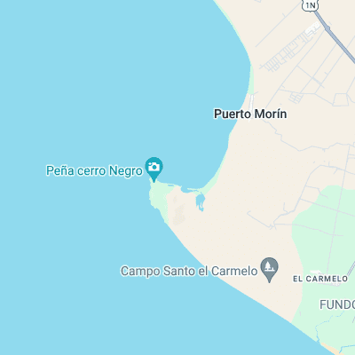 Puerto Morin surf map