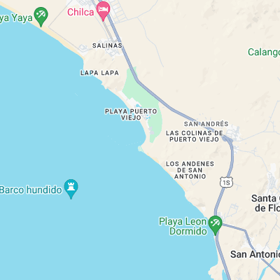 Puerto Viejo surf map