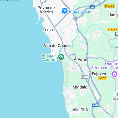 Azurara surf map