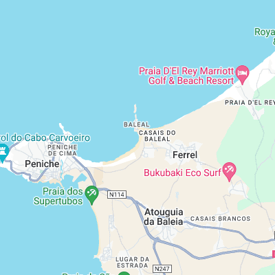 Cantinho surf map