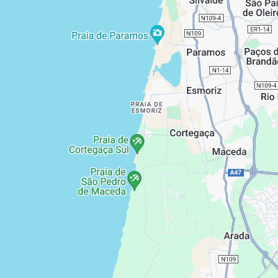 Cortega surf map