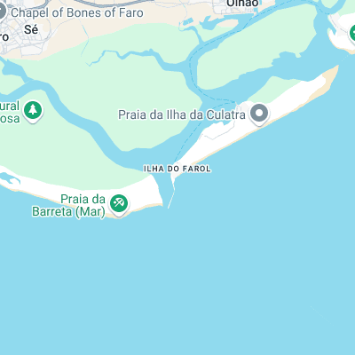 Ilha do Farol surf map