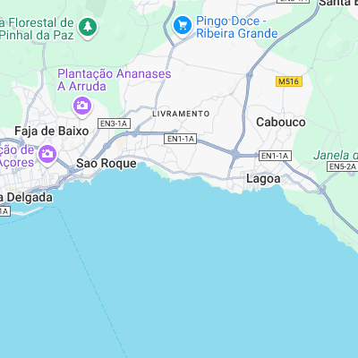 Populo surf map