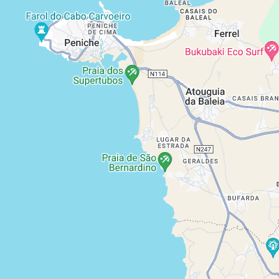 Porto Batel surf map