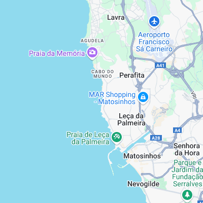 Praia do Aterro surf map