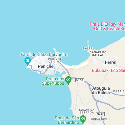 Praia do Cerro surf map