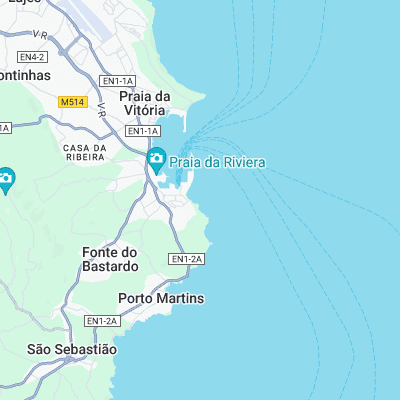 Santa Catarina surf map