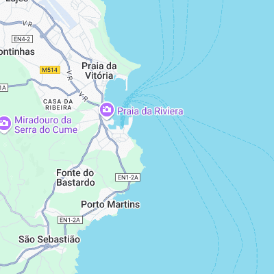 Santa Catarina surf map