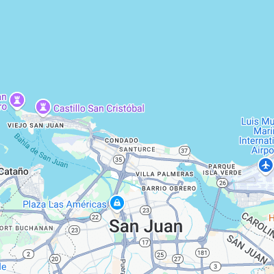 La Bomba surf map