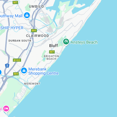 Brighton Beach surf map