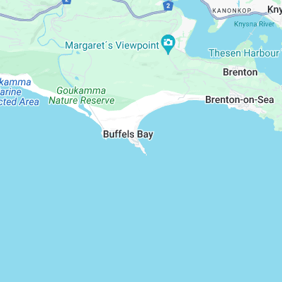 Buffalo Bay (Point) surf map