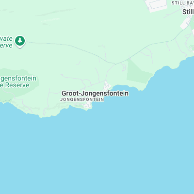 Jongensfontein surf map