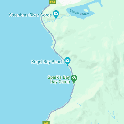 Koeelbay (caves) surf map