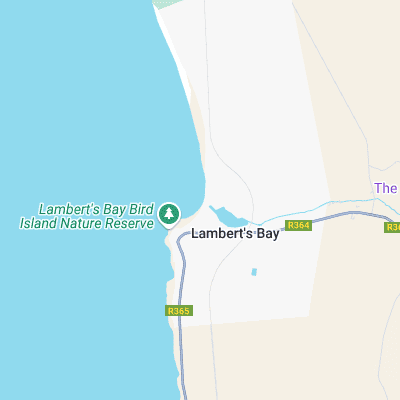 Lamberts Bay surf map