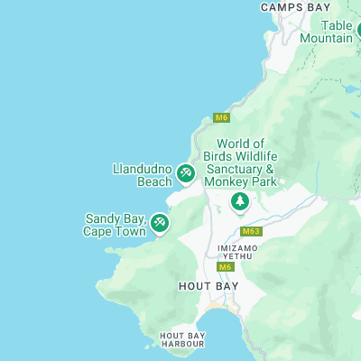 Llandudno surf map