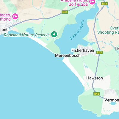 Meerensee Beach surf map