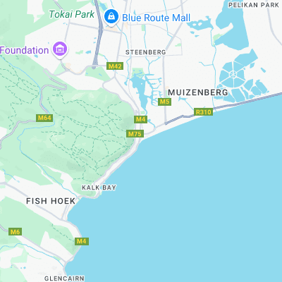 Muizenburg Corner surf map