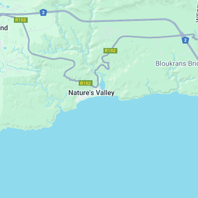 Nature's Valley surf map