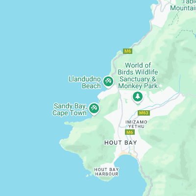 Sandy Bay surf map