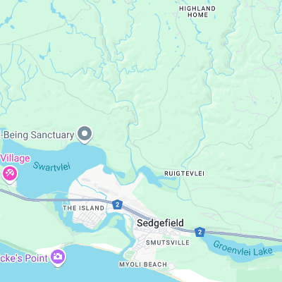 Swartvlei (Rivermouth) surf map