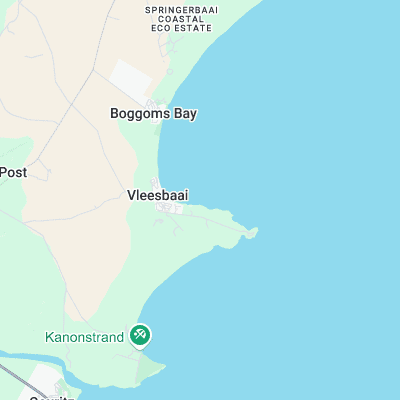 Vleesbaai surf map