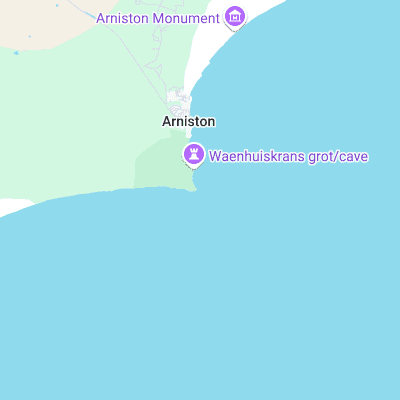 Waenhuiskrans Point surf map