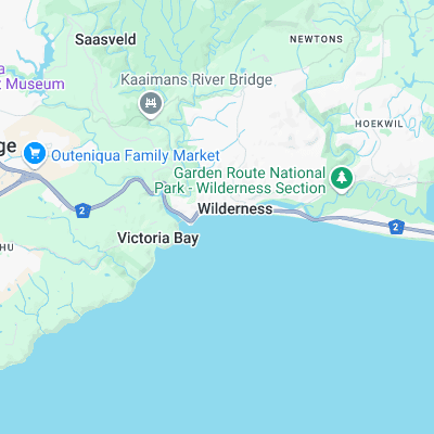 Wilderness Beach surf map