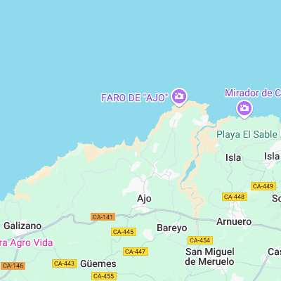 Ajo surf map