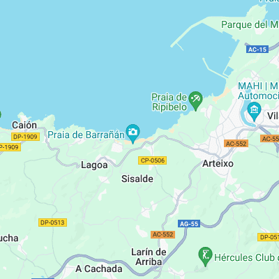 Barra surf map