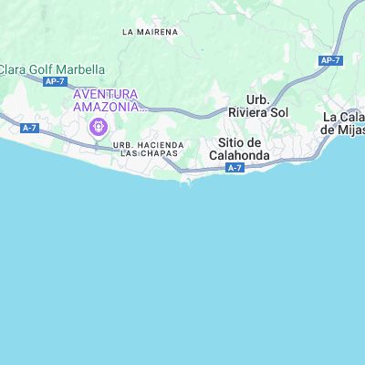 Cabopino surf map