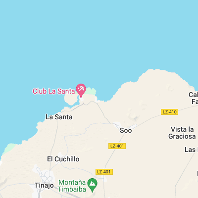 Caleta de Caballo Right surf map