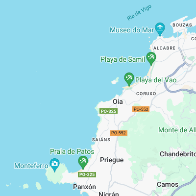 La Buraca surf map