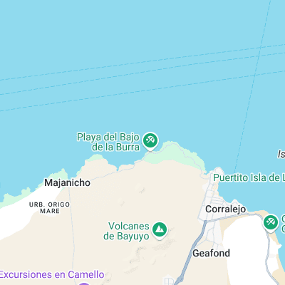 Mejillones surf map