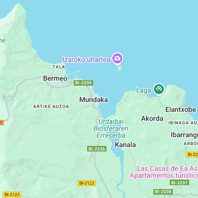 Mundaka surf map