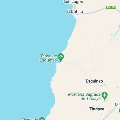 Playa de Esquinzo surf map