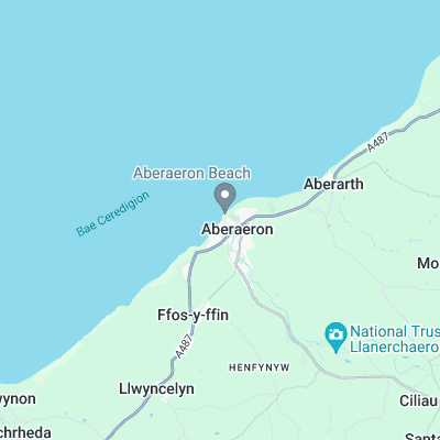 Aberaeron surf map