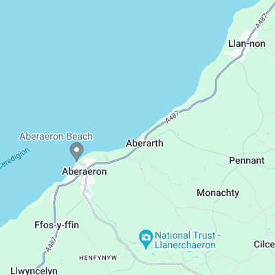 Aberarth surf map
