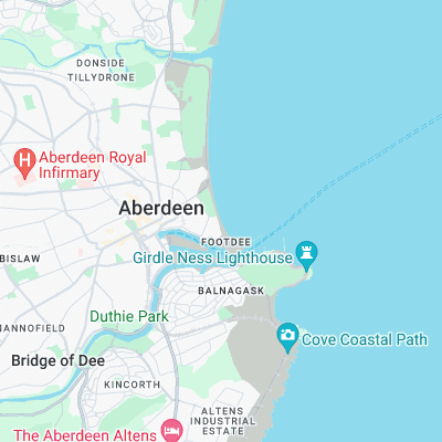 Aberdeen surf map