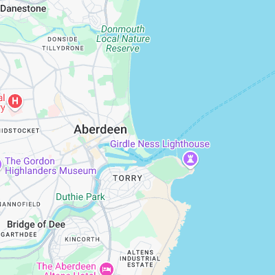 Aberdeen surf map