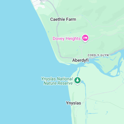 Aberdyfi surf map