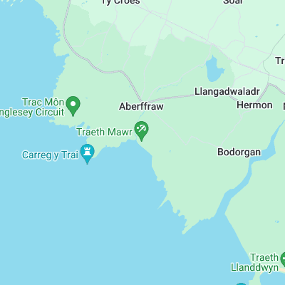 Aberffraw surf map