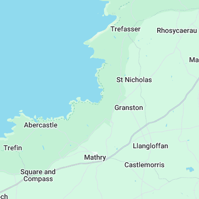 Abermawr surf map