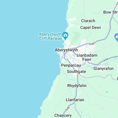 Aberystwyth Harbour Trap surf map