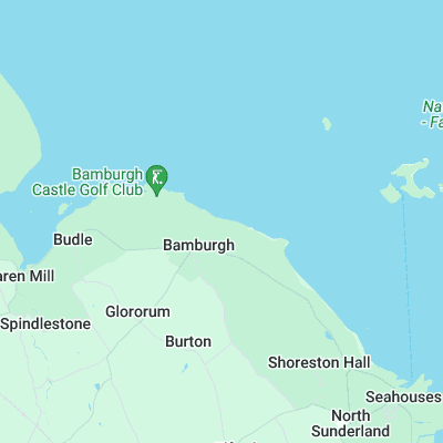 Bamburgh surf map