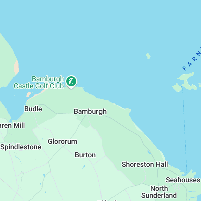 Bamburgh surf map