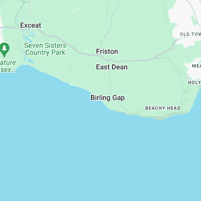 Birling gap surf map